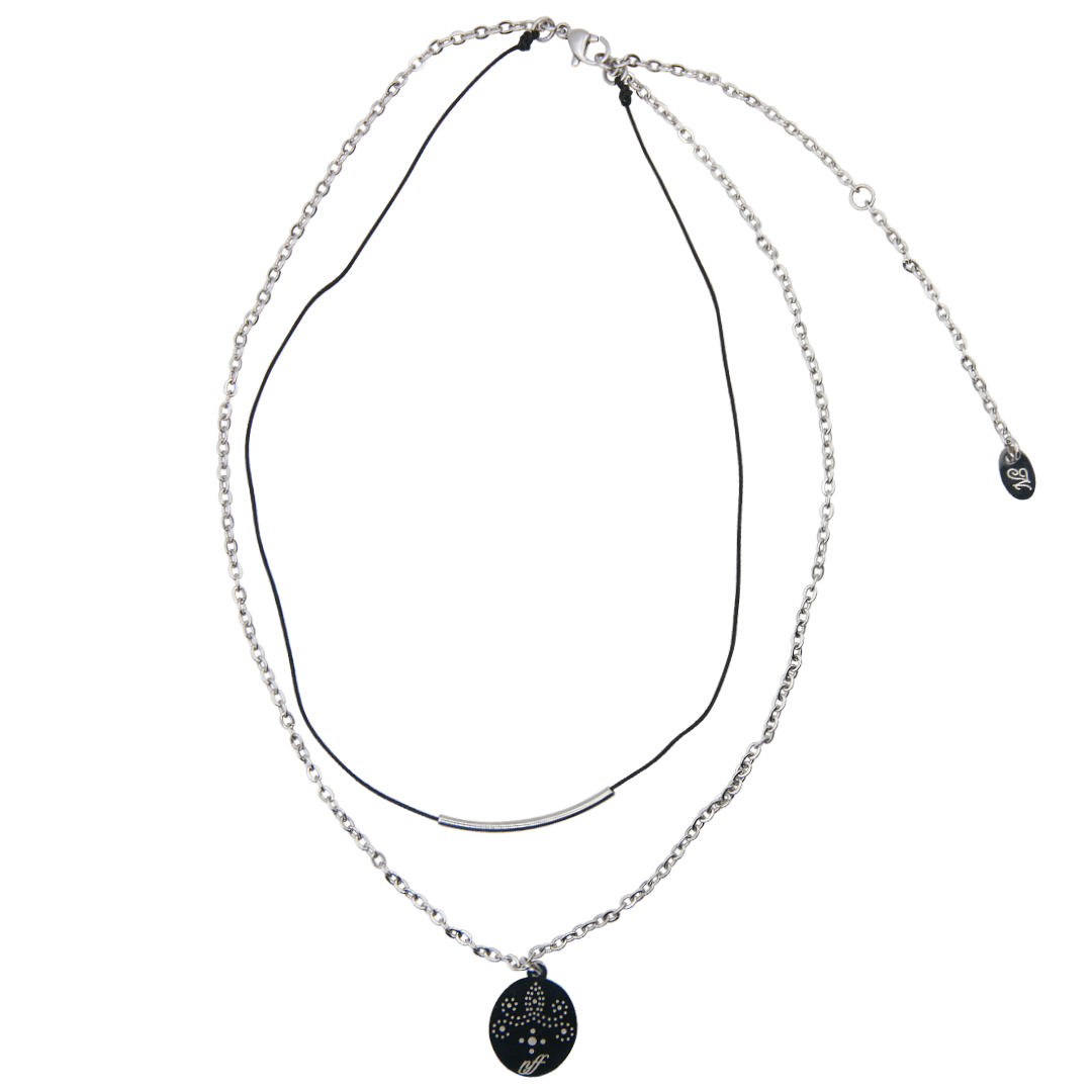 comet necklace-silver